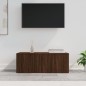 Mobile Porta TV Rovere Marrone 80x34x30 cm in Legno Multistrato Mobile Porta TV Rovere Marrone 80x34x30 cm in Legno Multistrato