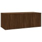 Mobile Porta TV Rovere Marrone 80x34x30 cm in Legno Multistrato Mobile Porta TV Rovere Marrone 80x34x30 cm in Legno Multistrato