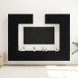 vidaXL Set di 8 Pezzi di Mobile TV – A Muro in Rovere Nero, Legno Ingegnerizzato vidaXL Set di 8 Pezzi di Mobile TV – A Muro in Rovere Nero, Legno Ingegnerizzato