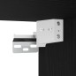 vidaXL Set di mobili TV 7 pezzi - da parete - legno ingegnerizzato effetto rovere nero