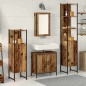 vidaXL Set di mobili da bagno 4 Pezzi Legno Antico Legno Ingegnerizzato vidaXL Set di mobili da bagno 4 Pezzi Legno Antico Legno Ingegnerizzato