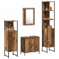 vidaXL Set di mobili da bagno 4 Pezzi Legno Antico Legno Ingegnerizzato vidaXL Set di mobili da bagno 4 Pezzi Legno Antico Legno Ingegnerizzato