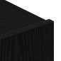 vidaXL Set di Mobile TV da Parete in Rovere Nero in Legno Ingegnerizzato