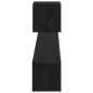 vidaXL Set di Unità TV di 4 Pezzi in Rovere Nero in Legno Ingegnerizzato.