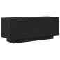 vidaXL Mobile TV con Luci LED Nero Rovere 300x35x40 cm in Legno Ingegnerizzato vidaXL Mobile TV con Luci LED Nero Rovere 300x35x40 cm in Legno Ingegnerizzato