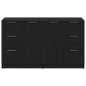 vidaXL Credenze 2 pz Nero Rovere 60x30x70 cm Legno ingegnerizzato vidaXL Credenze 2 pz Nero Rovere 60x30x70 cm Legno ingegnerizzato