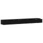 vidaXL Armadi a parete Set di 2 Rovere nero 102x30x20 cm Legno ingegnerizzato