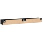 vidaXL Armadi a parete Set di 2 Rovere nero 102x30x20 cm Legno ingegnerizzato
