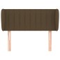 Testiera ad Orecchio Marrone Scuro 93x23x78/88 cm in Tessuto Testiera ad Orecchio Marrone Scuro 93x23x78/88 cm in Tessuto