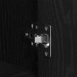 vidaXL Highboard in rovere nero in legno ingegnerizzato