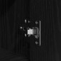 vidaXL Sideboards 3 pz Rovere Nero Legno Ingegnerizzato
