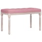 Panca Rosa 80x40x49 cm in Velluto Panca Rosa 80x40x49 cm in Velluto