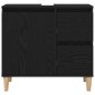 vidaXL Set di armadietti per il bagno 3 Pezzi Rovere Nero Legno Ing. vidaXL Set di armadietti per il bagno 3 Pezzi Rovere Nero Legno Ing.