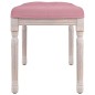 Panca Rosa 80x40x49 cm in Velluto Panca Rosa 80x40x49 cm in Velluto