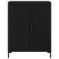 vidaXL Highboard Quercia Nera 69.5x34x180 cm Legno Ingegnerizzato