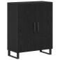 Highboard vidaXL in quercia nera 69.5x34x180 cm in legno ingegnerizzato