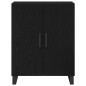 Highboard vidaXL in quercia nera 69.5x34x180 cm in legno ingegnerizzato