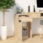 vidaXL Armadietto da Scrivania Rovere Sonoma 33,5x50x75 cm Legno vidaXL Armadietto da Scrivania Rovere Sonoma 33,5x50x75 cm Legno