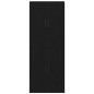 vidaXL Armadi 2 pezzi Nero e Rovere, 69,5x34x180 cm in Legno Ingegnerizzato