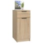 vidaXL Armadietto da Scrivania Rovere Sonoma 33,5x50x75 cm Legno vidaXL Armadietto da Scrivania Rovere Sonoma 33,5x50x75 cm Legno