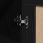 vidaXL Armadi a Muro 2 pz Rovere Nero Legno Ingegnerizzato vidaXL Armadi a Muro 2 pz Rovere Nero Legno Ingegnerizzato