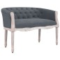 vidaXL Panca Grigio Scuro 98x56x69 cm in Velluto vidaXL Panca Grigio Scuro 98x56x69 cm in Velluto