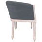 vidaXL Panca Grigio Scuro 98x56x69 cm in Velluto vidaXL Panca Grigio Scuro 98x56x69 cm in Velluto