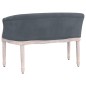 vidaXL Panca Grigio Scuro 98x56x69 cm in Velluto vidaXL Panca Grigio Scuro 98x56x69 cm in Velluto