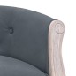 vidaXL Panca Grigio Scuro 98x56x69 cm in Velluto vidaXL Panca Grigio Scuro 98x56x69 cm in Velluto