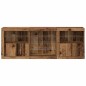 vidaXL Mobile TV con luci LED Legno vecchio 181,5x37x67 cm Legno ingegnerizzato