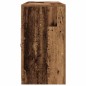 vidaXL Mobile TV con luci LED Legno vecchio 181,5x37x67 cm Legno ingegnerizzato