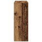 Credenza vidaXL con Luci LED Legno Antico 163x37x100 cm Legno Recuperato