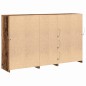 Credenza vidaXL con Luci LED Legno Antico 162x37x100 cm