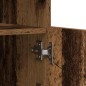 Credenza vidaXL con Luci LED Legno Antico 162x37x100 cm