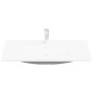 vidaXL Mobile lavabo con lavabo integrato in legno ingegnerizzato rovere nero