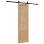 Porta Scorrevole vidaXL con Set di Ferramenta 61x198,5 cm Legno Massello di Pino Porta Scorrevole vidaXL con Set di Ferramenta 61x198,5 cm Legno Massello di Pino