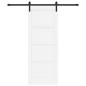 Porta Scorrevole vidaXL con Kit di Montaggio Bianco 78x202 cm Legno Massello di Pino Porta Scorrevole vidaXL con Kit di Montaggio Bianco 78x202 cm Legno Massello di Pino