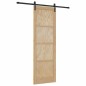 Porte scorrevoli vidaXL con accessori 78x232 cm Legno massello di pino Porte scorrevoli vidaXL con accessori 78x232 cm Legno massello di pino