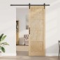 Porte scorrevoli vidaXL con accessori 78x232 cm Legno massello di pino Porte scorrevoli vidaXL con accessori 78x232 cm Legno massello di pino