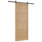 Porta Scorrevole vidaXL con Set di Accessori 93x232 cm Legno Massello Pino