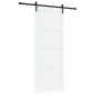 Porta Scorrevole vidaXL con Kit di Fissaggio Bianca 93x232 cm Legno Massello di Pino Porta Scorrevole vidaXL con Kit di Fissaggio Bianca 93x232 cm Legno Massello di Pino