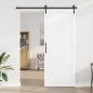 Porta Scorrevole vidaXL con Kit di Fissaggio Bianca 93x232 cm Legno Massello di Pino Porta Scorrevole vidaXL con Kit di Fissaggio Bianca 93x232 cm Legno Massello di Pino