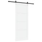 Porta Scorrevole vidaXL con Kit di Fissaggio Bianca 93x232 cm Legno Massello di Pino Porta Scorrevole vidaXL con Kit di Fissaggio Bianca 93x232 cm Legno Massello di Pino