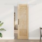 Porta scorrevole vidaXL con Set di Ferramenta 61x198.5 cm Legno Massello di Pino Porta scorrevole vidaXL con Set di Ferramenta 61x198.5 cm Legno Massello di Pino