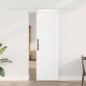 porta scorrevole vidaXL con hardware bianco 61x198.5 cm legno massello pino porta scorrevole vidaXL con hardware bianco 61x198.5 cm legno massello pino