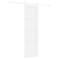 porta scorrevole vidaXL con hardware bianco 61x198.5 cm legno massello pino porta scorrevole vidaXL con hardware bianco 61x198.5 cm legno massello pino