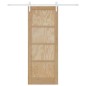 Porta Scorrevole vidaXL con Set di Accessori 78x202 cm Legno Massello di Pino Porta Scorrevole vidaXL con Set di Accessori 78x202 cm Legno Massello di Pino