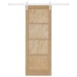 Porta Scorrevole vidaXL con Set Hardware 78x211 cm Legno Massello di Pino