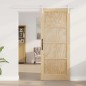 Porta Scorrevole vidaXL con Set di Ferramenta 83x202 cm in Legno di Pino Massello Porta Scorrevole vidaXL con Set di Ferramenta 83x202 cm in Legno di Pino Massello