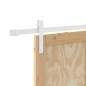 Porta Scorrevole vidaXL con Set di Ferramenta 86x198.5 cm in Legno Massello di Pino Porta Scorrevole vidaXL con Set di Ferramenta 86x198.5 cm in Legno Massello di Pino